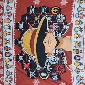 One Piece Monkey D. Luffy Gear – Rare Size 4X – Straw Hat Crew All-Over Print